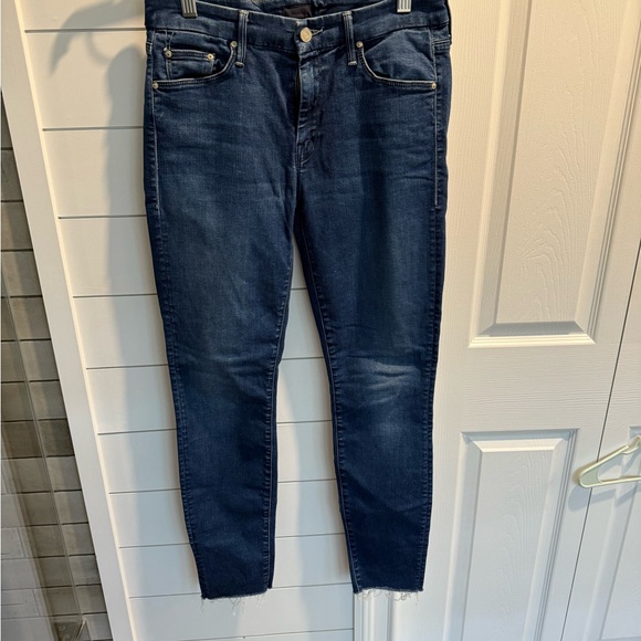 MOTHER Indigo Skinny Jeans - Picture 1 of 3